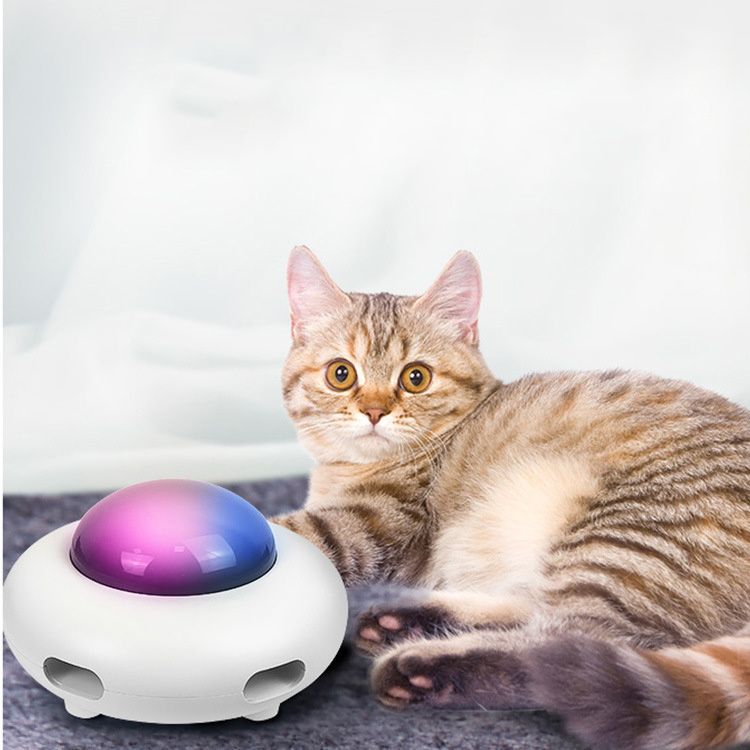 Gravity UFO Pet Toy – Electric Interactive Cat Turntable Toy - Image 6