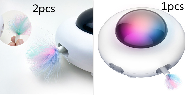 Gravity UFO Pet Toy – Electric Interactive Cat Turntable Toy - Image 4